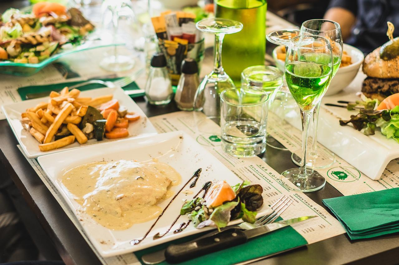 Hotel Bar Restaurant Le Chaudron Vert Сент Етиен Екстериор снимка